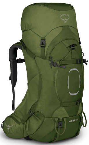 Plecak Trekingowy Osprey Aether 55 Garlic Mustard Green