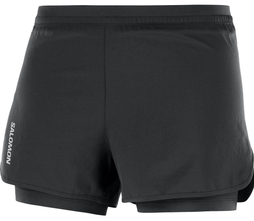 Spodenki Salomon Cross 2in1 Shorts W Deep Black 