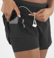 Spodenki Salomon Cross 2in1 Shorts W Deep Black 