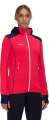 Bluza Mammut Taiss Light ML Hooded Jacket Women Azalea-Marine