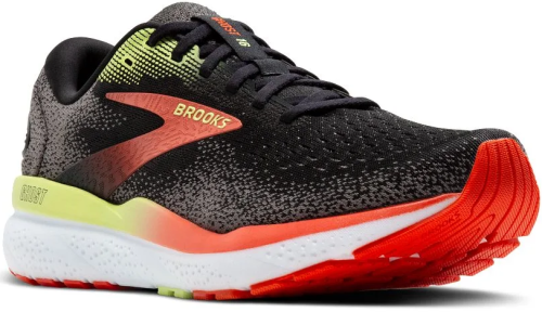 Buty Brooks Ghost 16 Black/Mandarin Red/Green