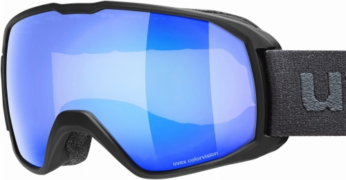 Gogle Uvex Xcitd CV Black Matt/Blue OTG S2