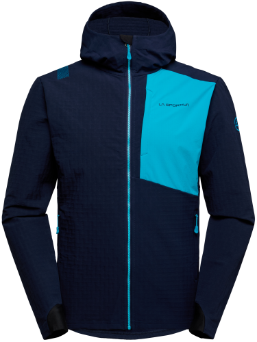 Kurtka La Sportiva Descender Storm Jkt M Deep Sea/Tropic Blue