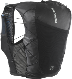 Plecak Salomon Active Skin 12 Women SET whit Flasks Black/Metal
