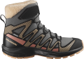 Buty Salomon XA PRO V8 Winter CSWP J Junior Pewter/Black/Peach Fuzz 477800