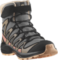 Buty Salomon XA PRO V8 Winter CSWP J Junior Pewter/Black/Peach Fuzz 477800