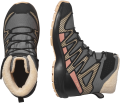 Buty Salomon XA PRO V8 Winter CSWP J Junior Pewter/Black/Peach Fuzz 477800