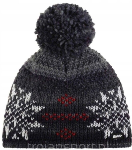 Czapka Eisbar Ike Pompon MÜ Grey Anthracite Ardea