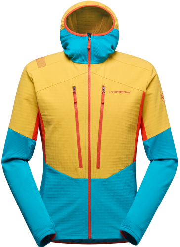 Bluza La Sportiva Session Tech Hoody M Tropic Blue/Bamboo