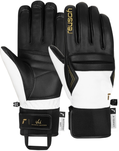 Rękawice Reusch Mikaela Shiffrin R-TEX® XT Black/White