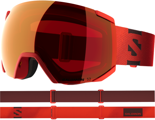 Gogle Salomon Radium Cherry Tomato/Mid Red S2