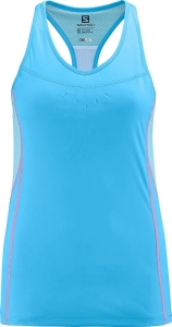 Koszulka Salomon Start Impact Tank W Blue rozmiar XS