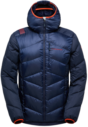 Kurtka La Sportiva Bivouac Down Jkt  M Deep Sea/Cherry Tomato