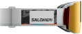Gogle Salomon S/View Translucent Frozen/Mid Red S2