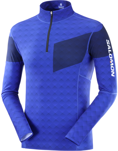 Koszulka Salomon Club Line XC Suit Jersey Race Blue 2025
