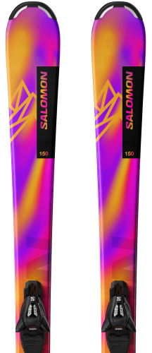 Narty Salomon LUX Junior S (100-120cm) + Wiązania C5 GW 2026