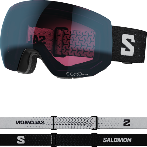 Gogle Salomon Radium Pro PHOTO Sigma Black/Sky Blue S1-S3