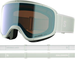 Gogle Salomon Aksium 2.0 PHOTO White Moss/Blue S1-S3 2025