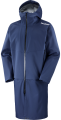 Płaszcz Trenerski Salomon Club Line Rainproof Navy/Race Blue