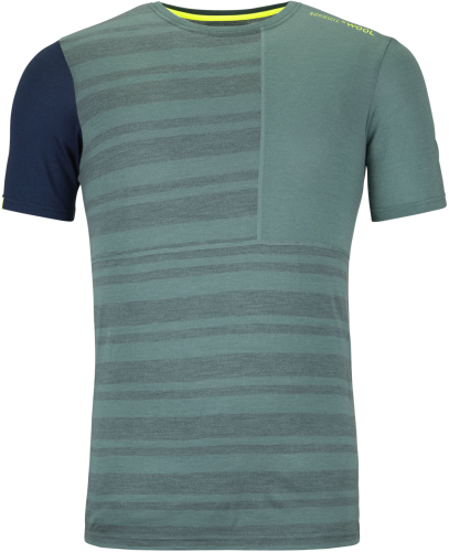 Koszulka Ortovox 185 Rock'N'Wool Short Sleeve Men Arctic Grey