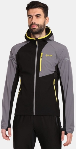 Męska kurtka do biegania softshell Kilpi Baleo-M Gray