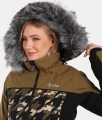 Damska Kurtka Narciarska Kilpi Clair-W Khaki