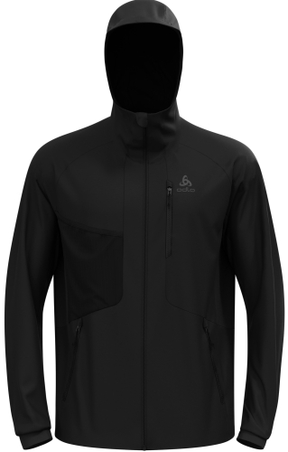 Kurtka Odlo Wiatroodporna Zeroweight Windproof X-Warm JKT Men Black