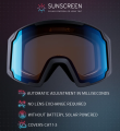 Gogle Head Neves Sunscreen Blue Black S1-S3