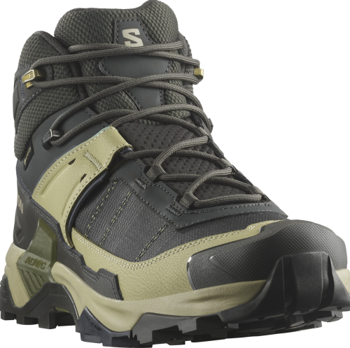 Buty Salomon X Ultra 5 MID GTX Gore-Tex Peat/Gray Green/Blue Nights 477543
