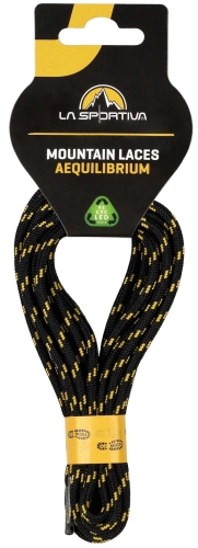 Sznurówki La Sportiva Lace Mountain Aequilibrium Black/Yellow 180cm