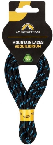 Sznurówki La Sportiva Lace Mountain Aequilibrium Black/Malibu Blue 160cm