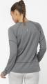 Damska Koszulka Salomon Cross Run LS Tee W Deep Black/Heather