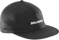 Czapka Salomon  Flat CAP Deep Black C25281