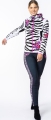 Kurtka Crazy Wonder Magic Shell Black-Zebra Women  