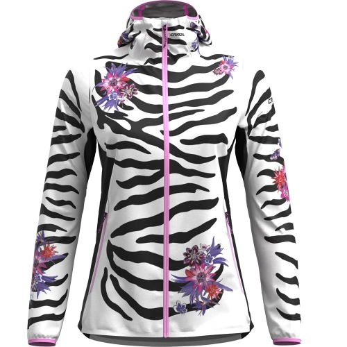 Kurtka Crazy Wonder Magic Shell Black-Zebra Women  