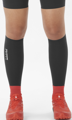 Opaski na łydkę Salomon S/LAB Ultra Calfs U Deep Black