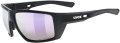 Okulary Uvex MTN Venture CV Black Matt/Mirror Pink 
