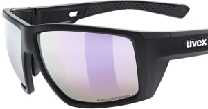 Okulary Uvex MTN Venture CV Black Matt/Mirror Pink 