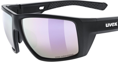 Okulary Uvex MTN Venture CV Black Matt/Mirror Pink 