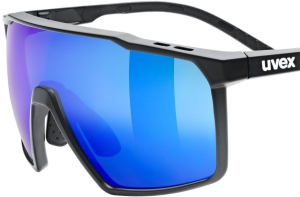 Okulary Uvex mtn perform Small Black Matt/Mirror Blue