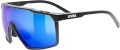 Okulary Uvex mtn perform Small Black Matt/Mirror Blue