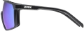 Okulary Uvex mtn perform Small Black Matt/Mirror Blue
