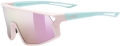 Okulary UVEX  Skyryse Junior Pink/Green Matt/Mirror Pink (S3)  