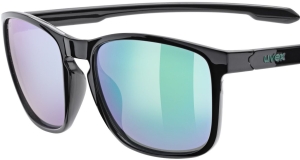 Okulary Uvex LGL 52 Black /Mirror Green