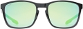 Okulary Uvex LGL 52 Black /Mirror Green