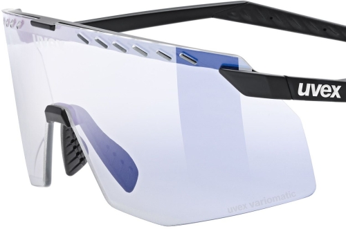 Okulary Uvex Pace Stage V Variomatic Black Matt/Mirror Blue