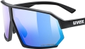 Okulary Uvex Sportstyle 237 CV Black  Matt/Mirror Blue