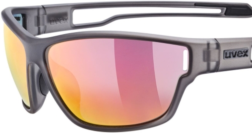 Okulary Uvex Sportstyle 806 Smoke Mat/Mirror Red