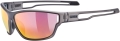 Okulary Uvex Sportstyle 806 Smoke Mat/Mirror Red