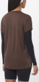 Koszulka Salomon Sense Aero Graphic SS TEE  W Coffee Bean/Cosmic Sky